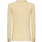 Blazer monopetto in lino 105057 A0IMC23 PINKO 