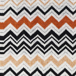 Set di 2 asciugamani Bernard con motivo a zigzag 1B3SP99860 160 MISSONI HOME 