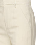 Pantaloni Reina in twill di viscosa e lino<BR/> DP789 IF0041DXXX004 DONDUP 
