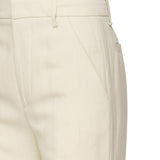 Pantaloni Reina in twill di viscosa e lino<BR/> DP789 IF0041DXXX004 DONDUP 