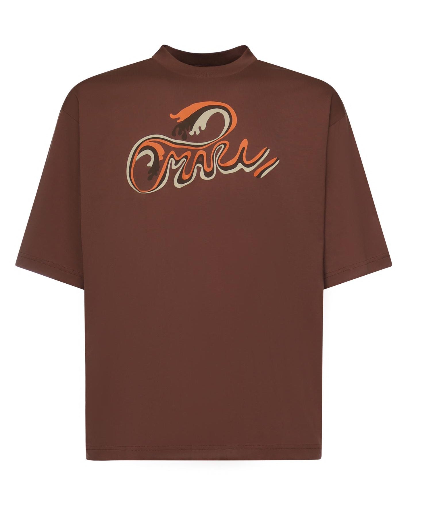 T-shirt in cotone con stampa<BR/> HUMU02230P USCY76L1M37 MARNI 