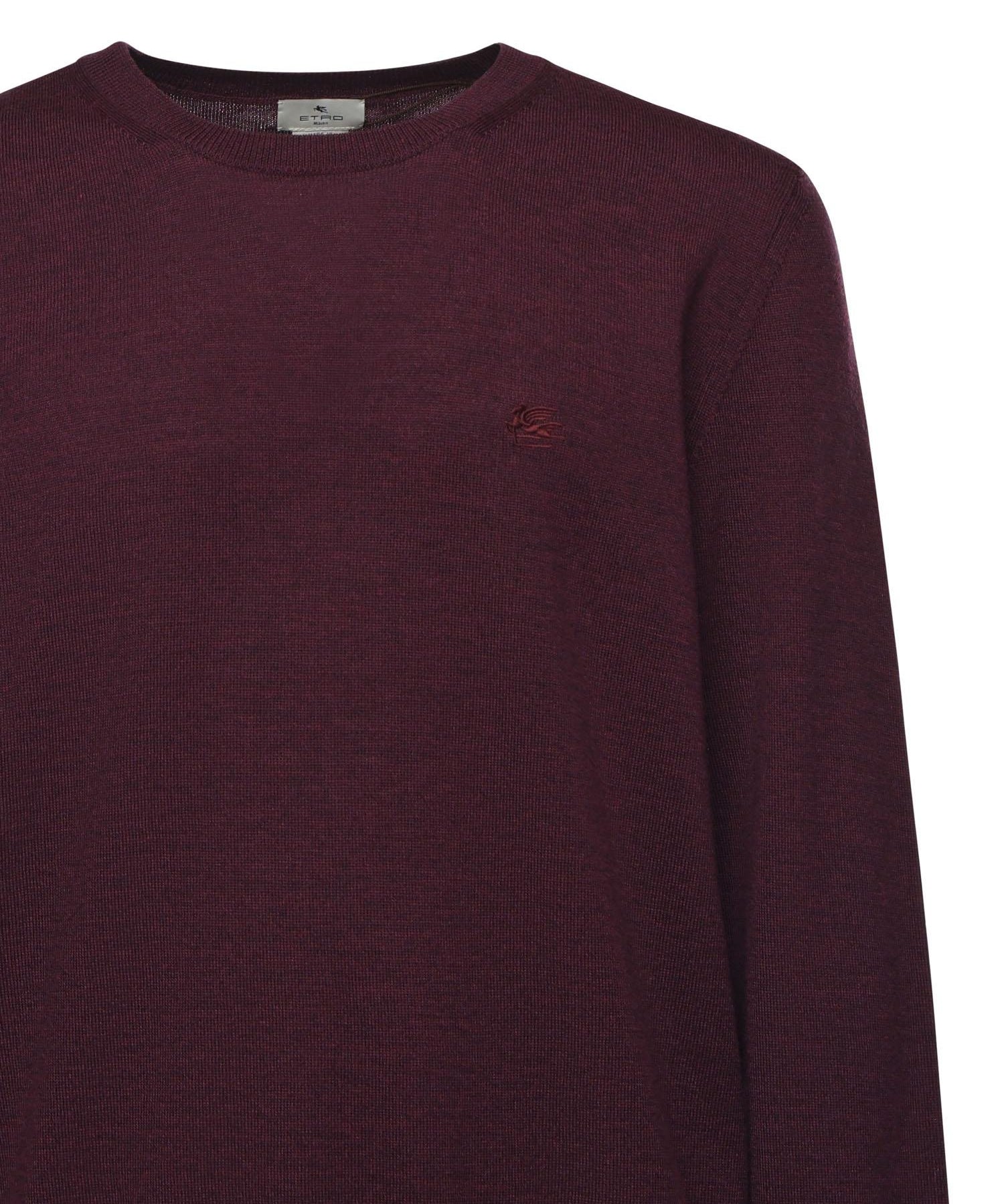 Maglione in lana con monogram ricamato MRKF0096 AL291R0369 ETRO 