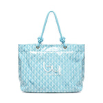 Shopper Aruba in PVC BYBS38A01A TURQUOISE BY BYBLOS 