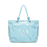 Shopper Aruba in PVC BYBS38A01A TURQUOISE BY BYBLOS 
