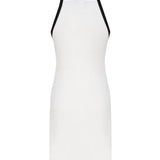 Abito in cotone con bretella a cinturino 124JR0364JS0070 -0098 COURREGES 