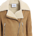 Giacca in suede con shearling DJ648 PL0516DXXX430 DONDUP 