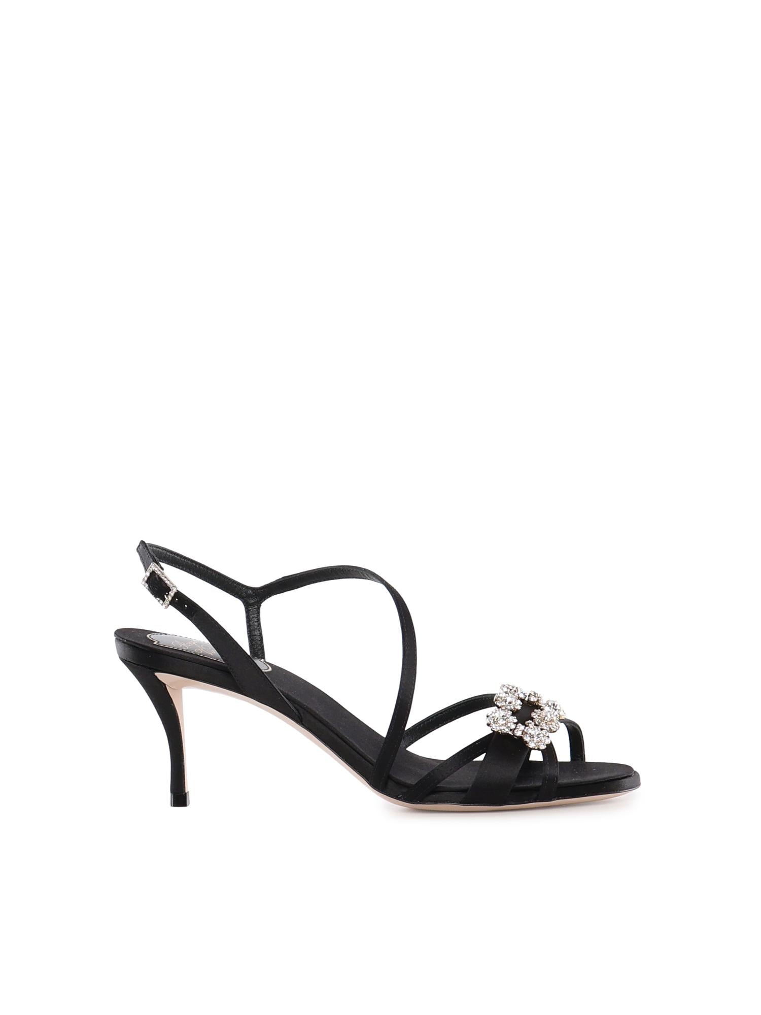 Sandali Efflorescence in raso RVW80844460RS0 B999 ROGER VIVIER 