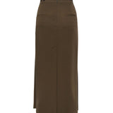 Gonna lunga con dettagli a pieghe 104380 A18EX93 PINKO 
