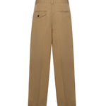 Pantaloni in cotone con pinces S74KB1062 D35264131 DSQUARED2 