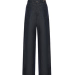 Jeans dritti in denim di cotone 2619181041600 001 'S MAX MARA 