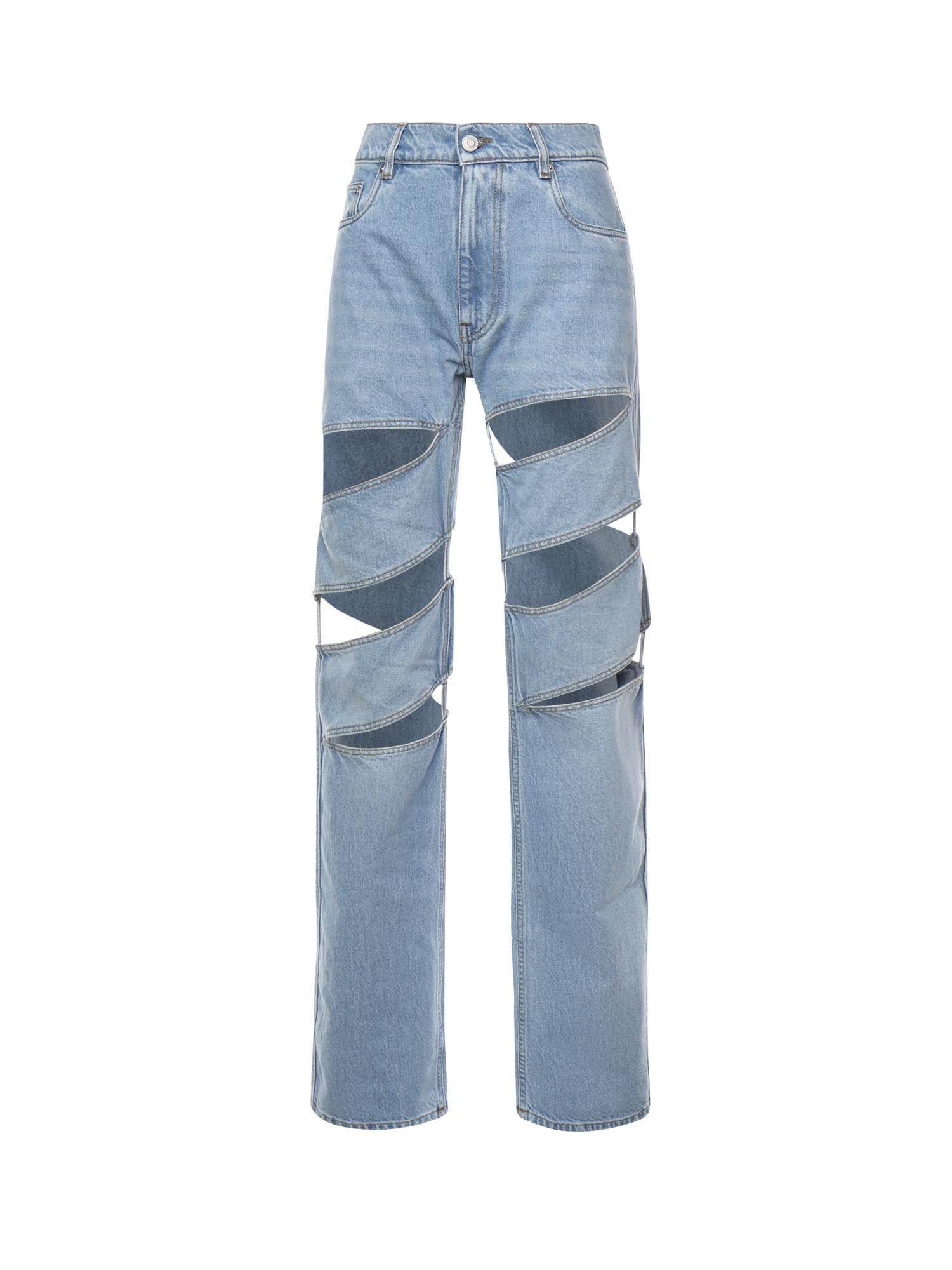Jeans Spiral in denim COPP169F2054 BLU COPERNI 