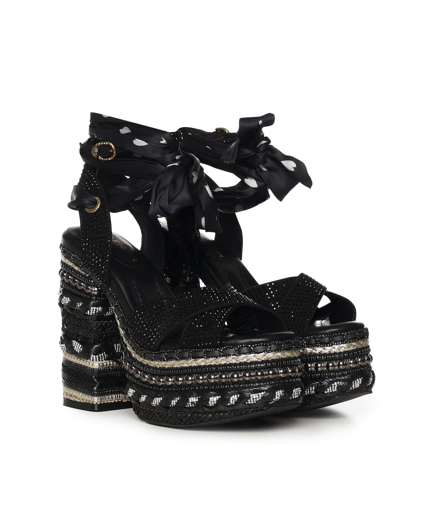 Sandali Chelsea Scarf Platform 4352405609 BLACK KURT GEIGER 