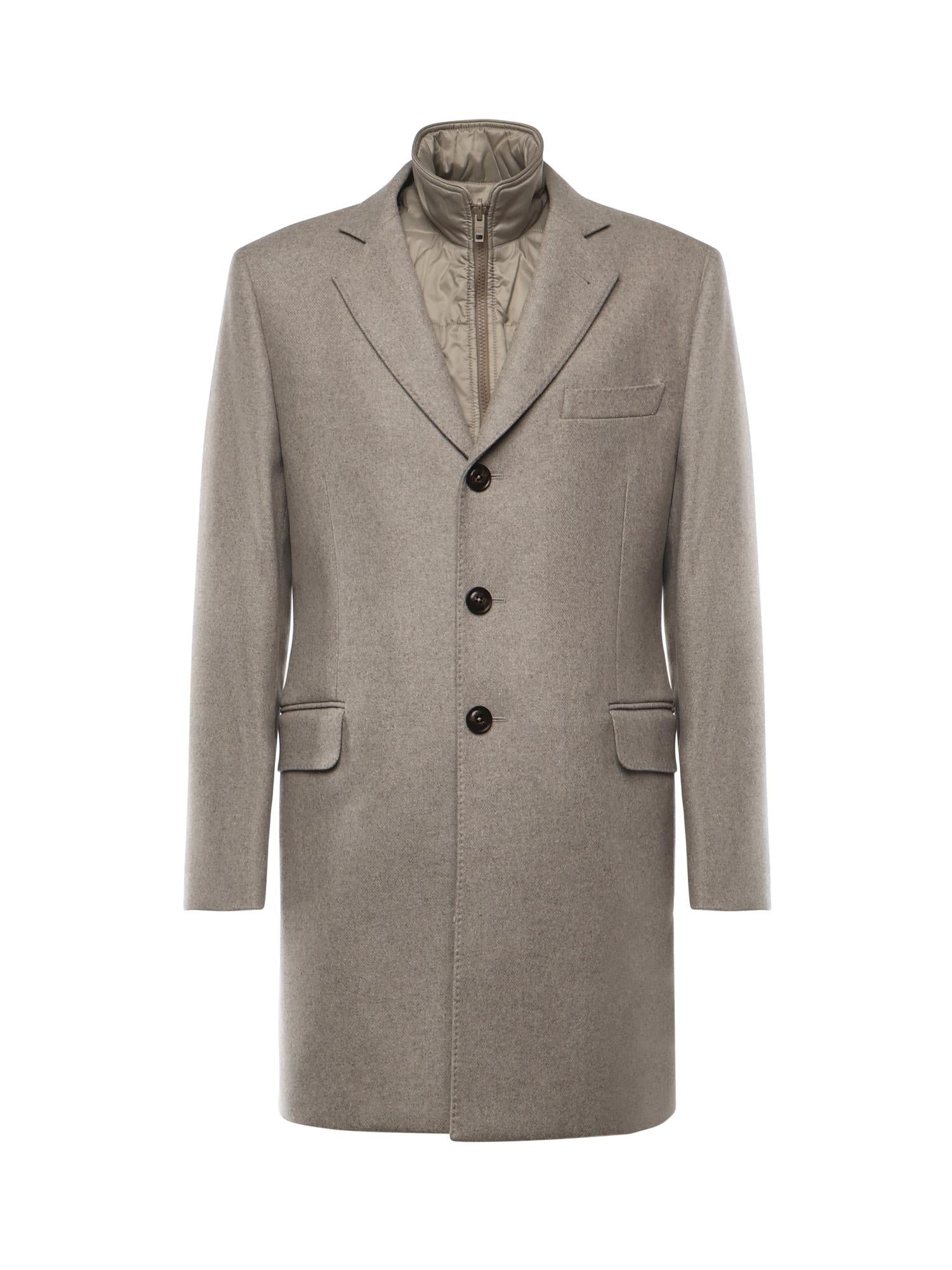 Double Coat in panno di lana e cashmere NAM53511390GAH C205 FAY 
