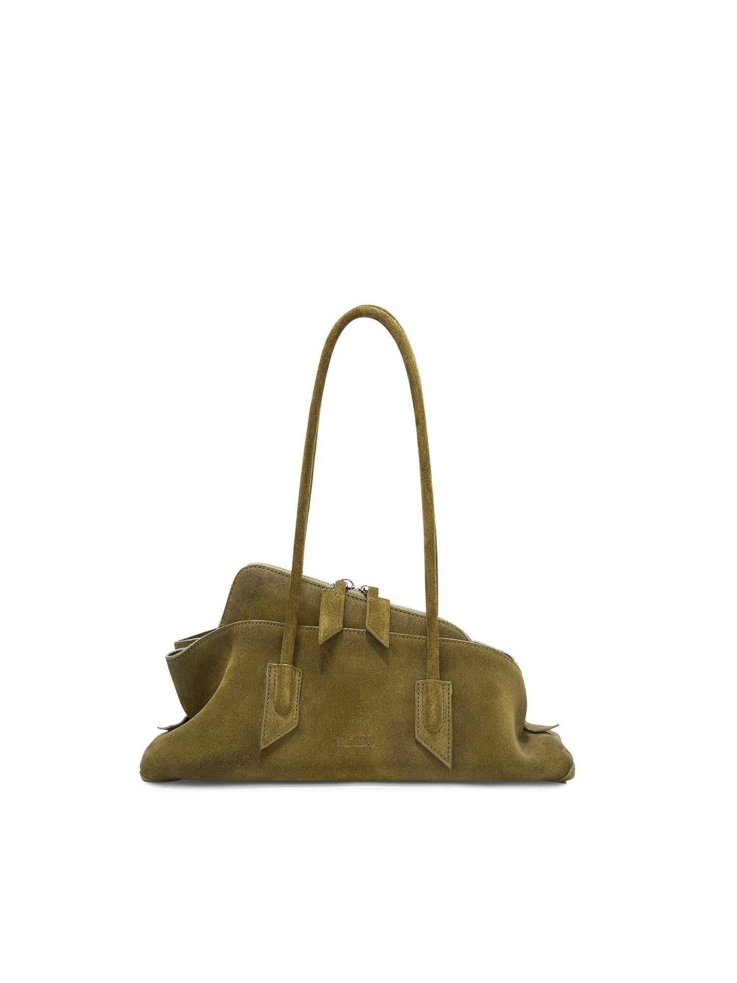 Borsa La Passeggiata Small in suede 250WAH00058 LBT108AA853 THE Attico 