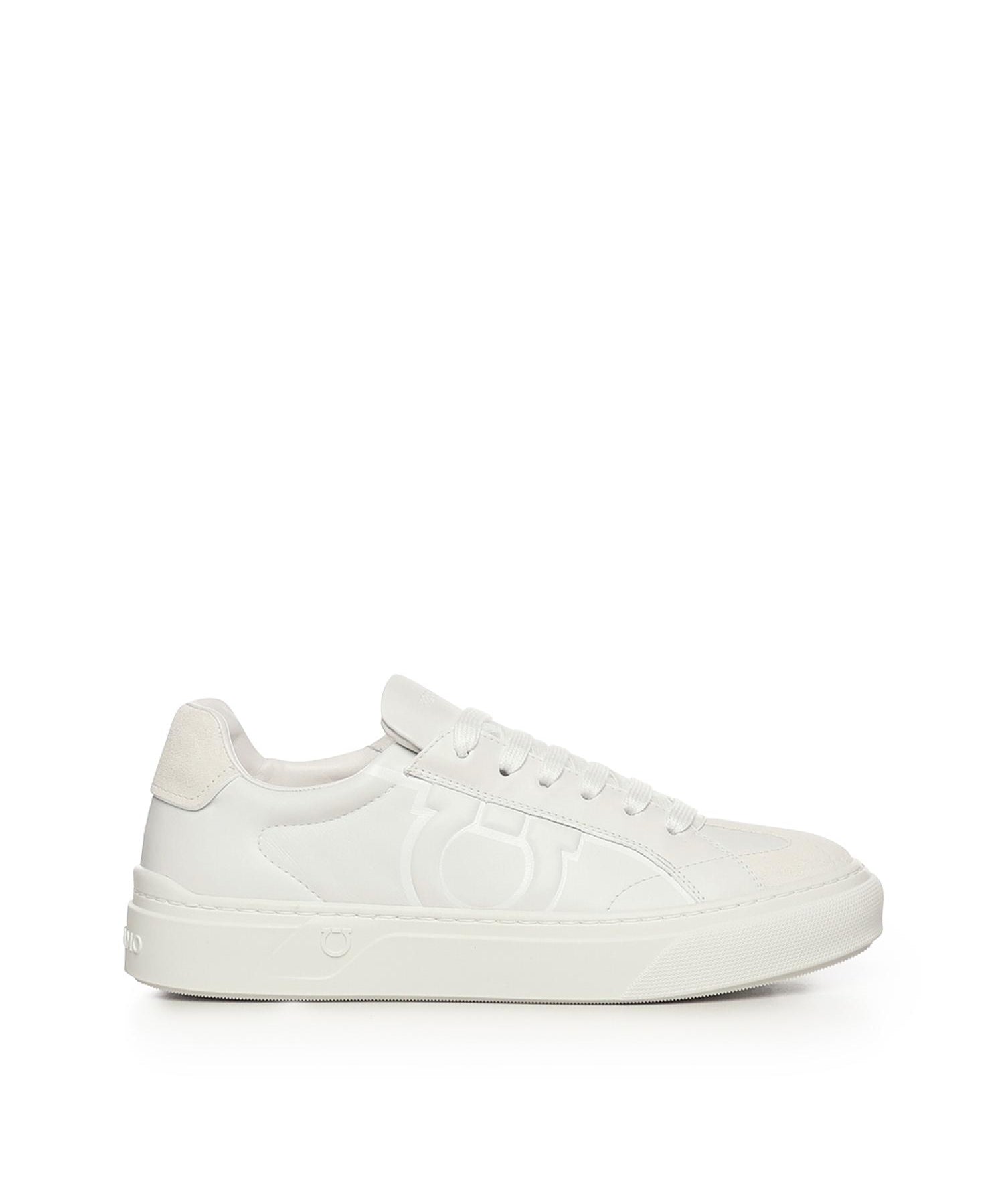 Sneaker Gancini in pelle 02A615 790760005 FERRAGAMO 