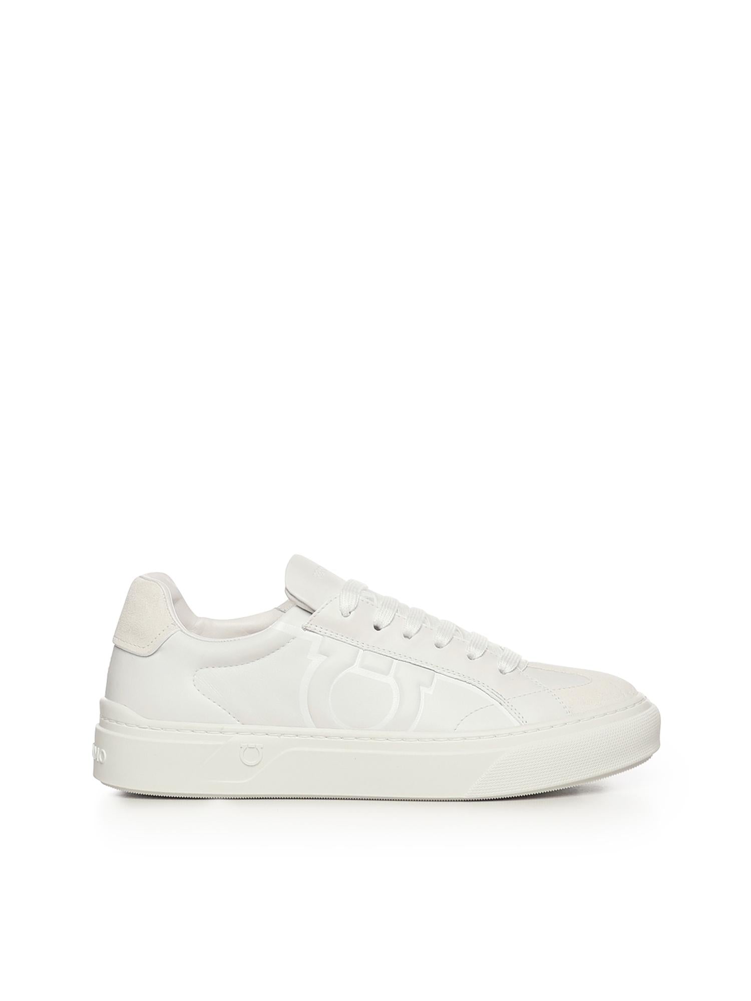Sneaker Gancini in pelle 02A615 790760005 FERRAGAMO 