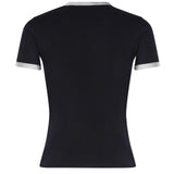T-shirt con logo VESJTS017JS0070 9901 COURREGES 