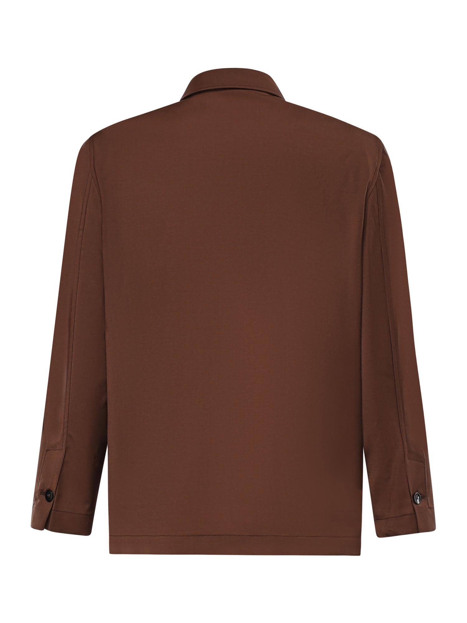 Overshirt James in misto lana MCJAM3687S26 337 MICHAEL COAL 
