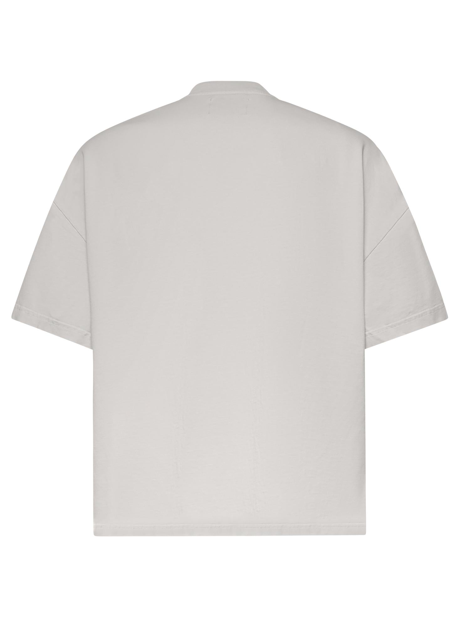 T-shirt in cotone con logo TS001001 GREY VIOLET BONSAI 