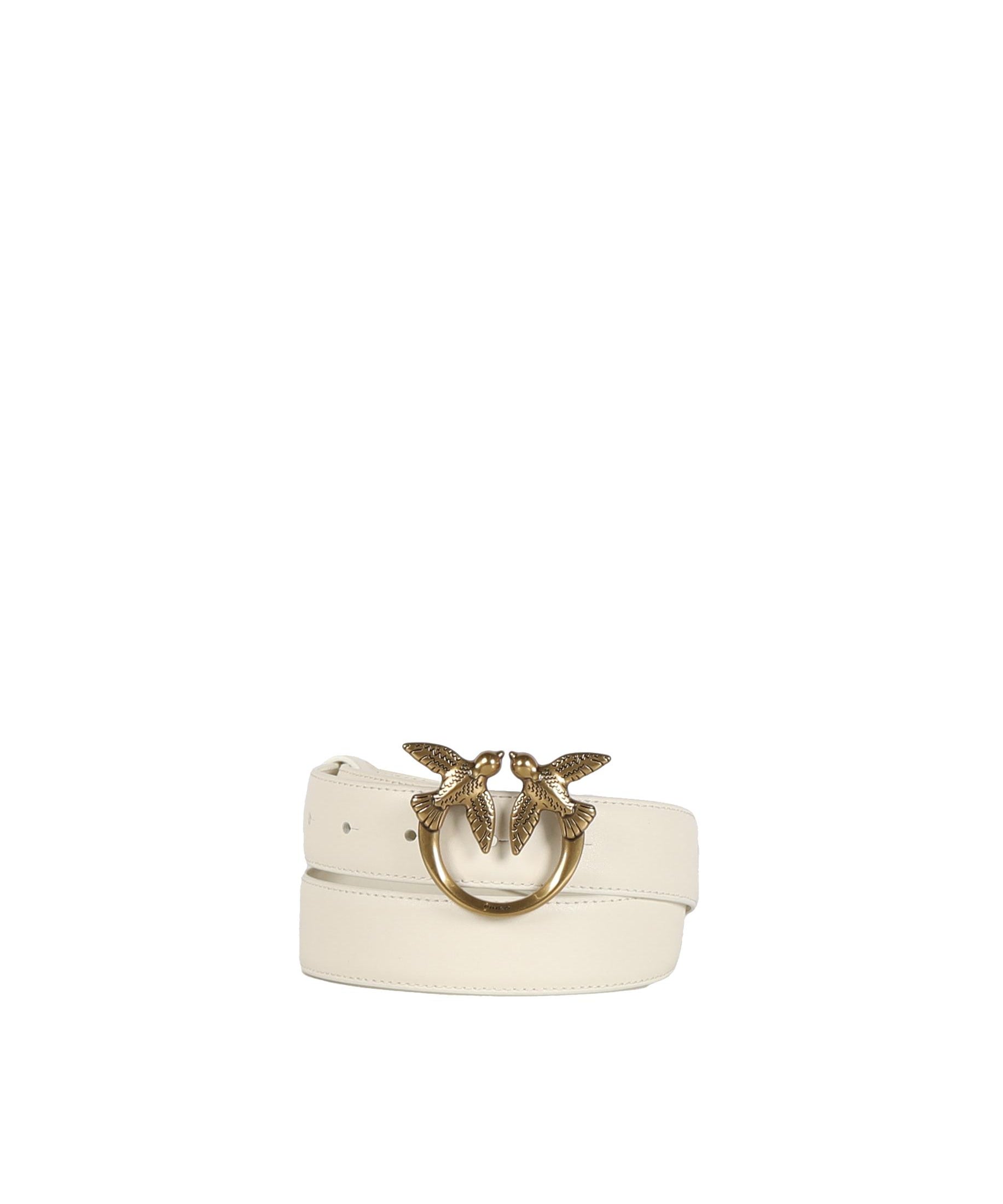 Cintura Love Birds in pelle 100125 A0F1Z14Q PINKO 