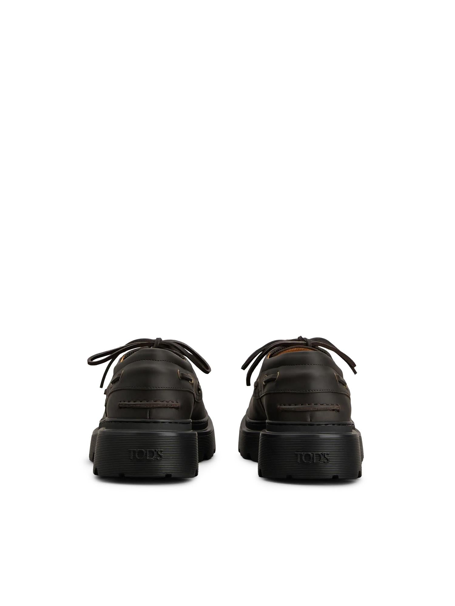 Scarpa da barca in pelle XXM24L0JP00UFS S808 TOD'S 