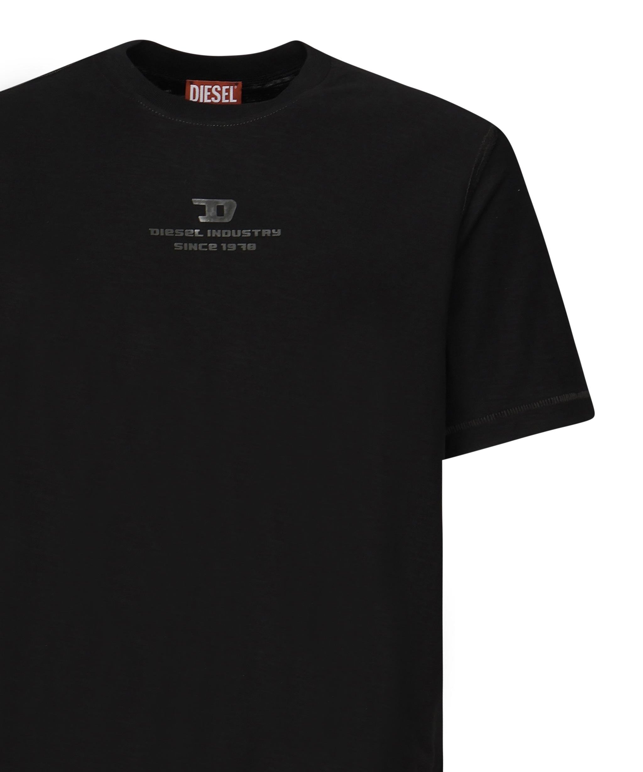 T-shirt fiammata con logo A16424 0QKAP9XX DIESEL 