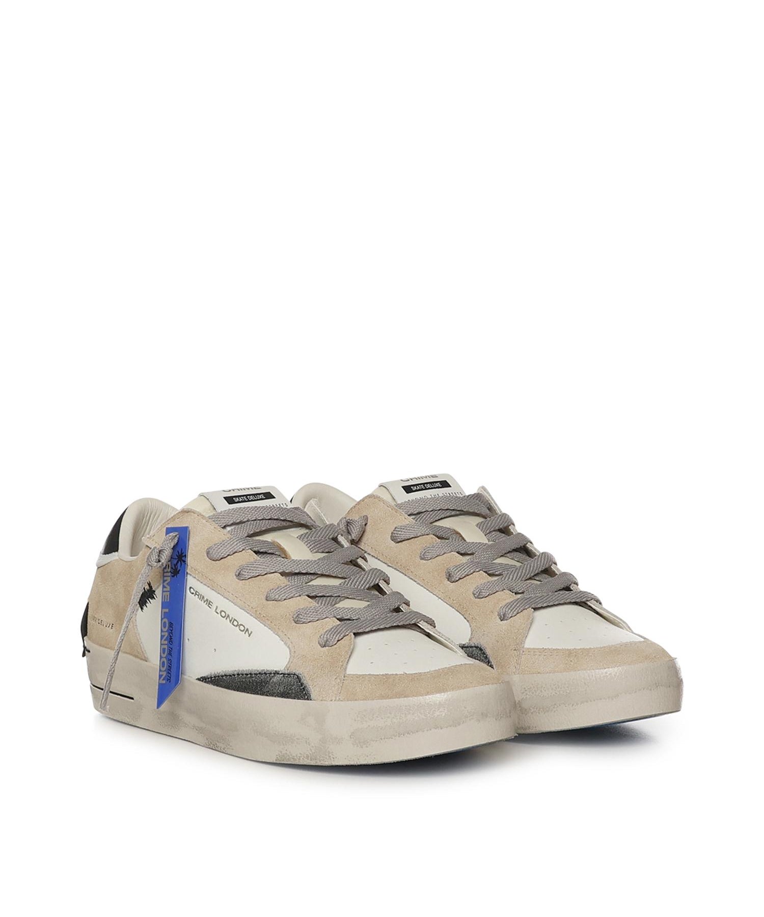 Sneaker Sk8 Deluxe 19109PP8B BEIGE CRIME LONDON 