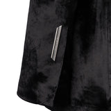 Blazer monopetto in velluto DJ863 VS0040D999 DONDUP 
