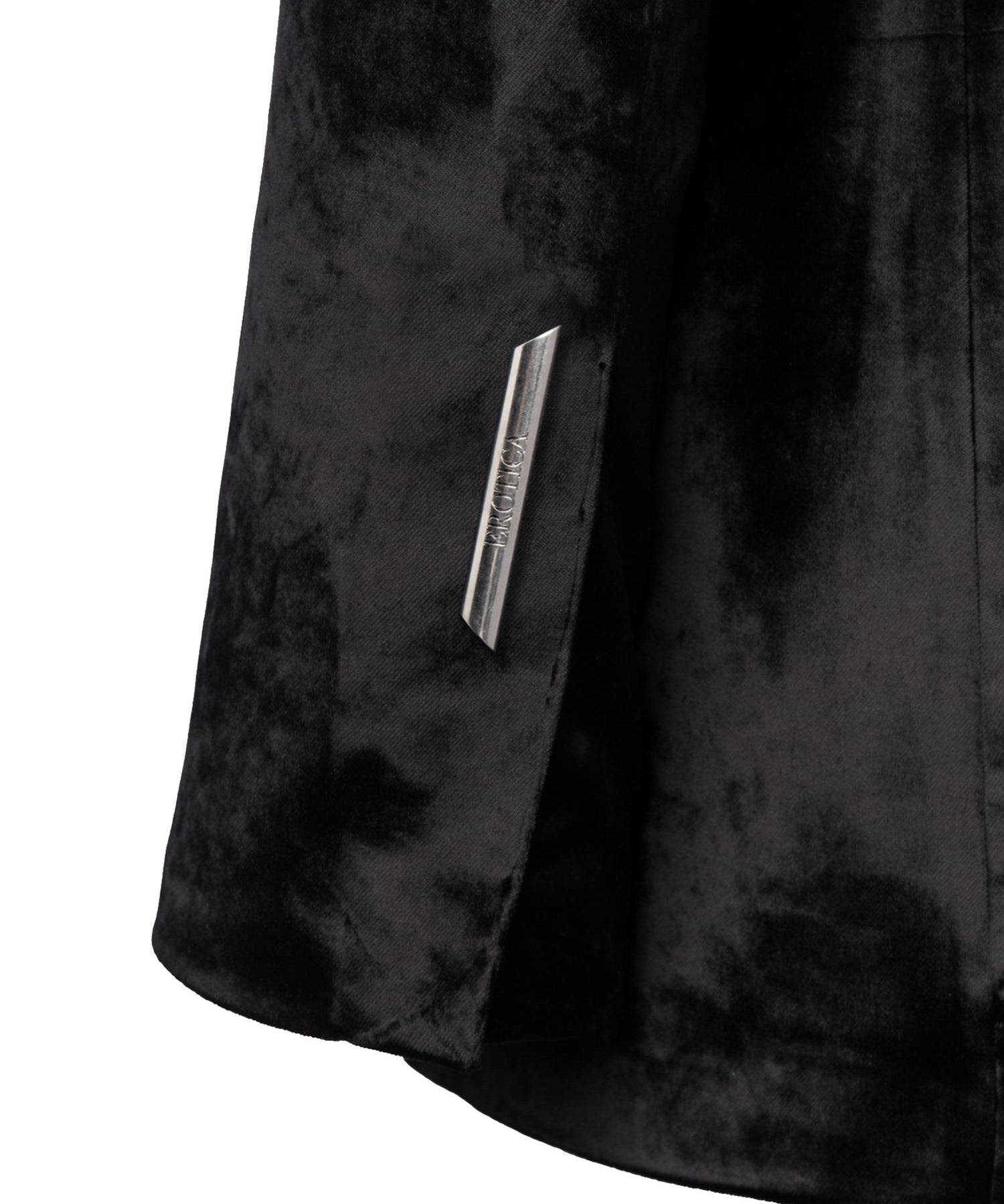 Blazer monopetto in velluto DJ863 VS0040D999 DONDUP 