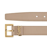 Cintura Cassandre in pelle lucida<BR/> 634437 BOO0W2721 SAINT LAURENT 