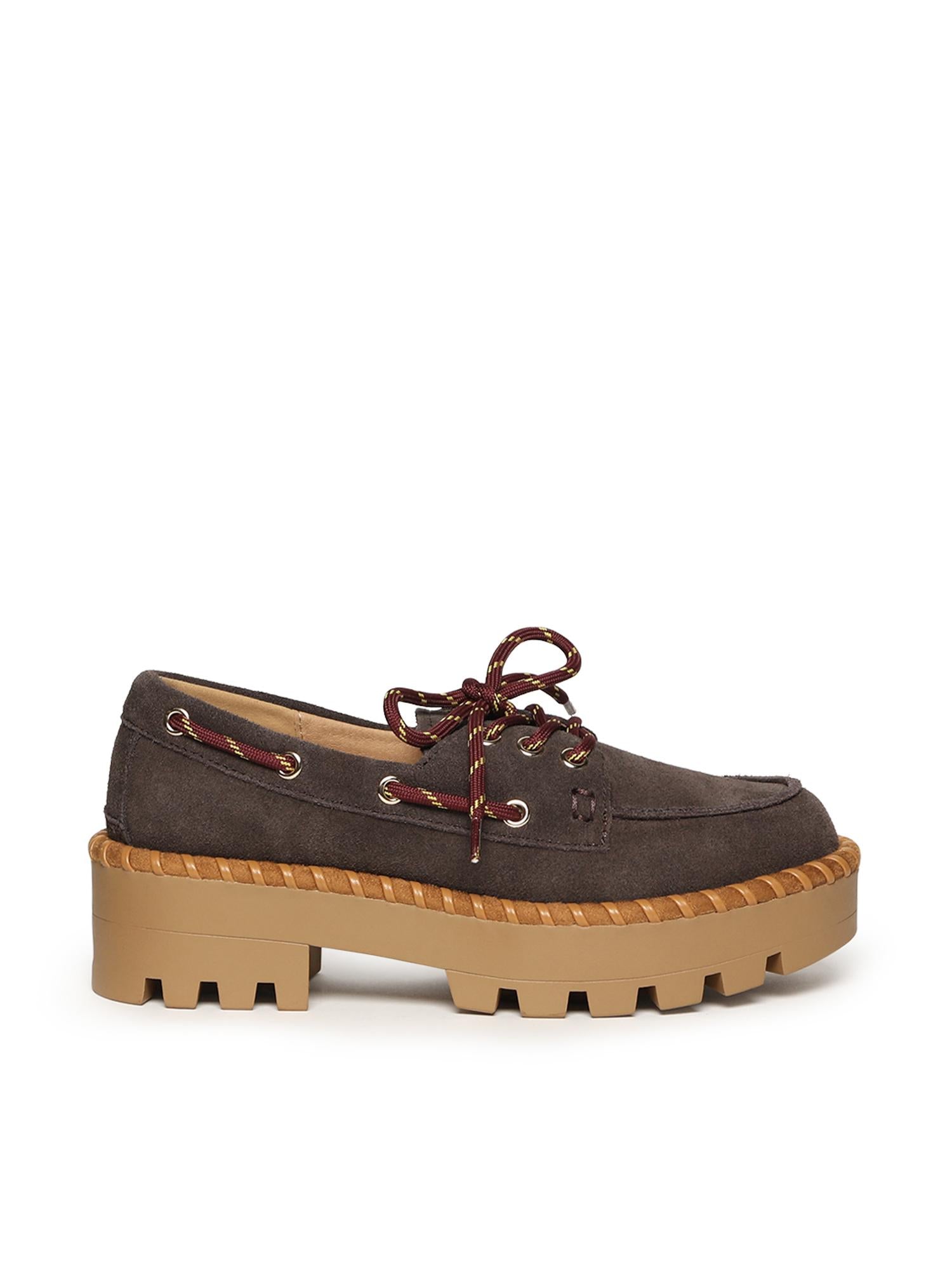 Scarpa da barca in pelle scamosciata HC.BIXBY01 BRO COLORS OF CALIFORNIA 