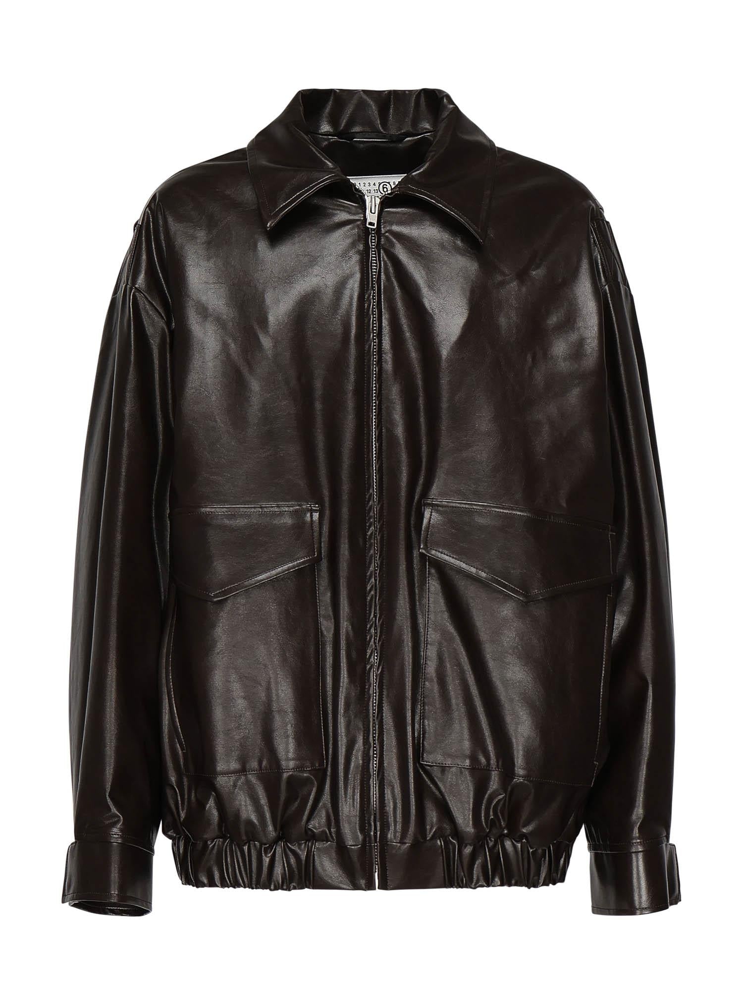 Giacca in ecopelle SH0AM0065 M35465144 MM6 Maison Margiela 