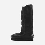 Stivali Eskimo 40 rhinestones logo MUFW101052B CBKG MOU 