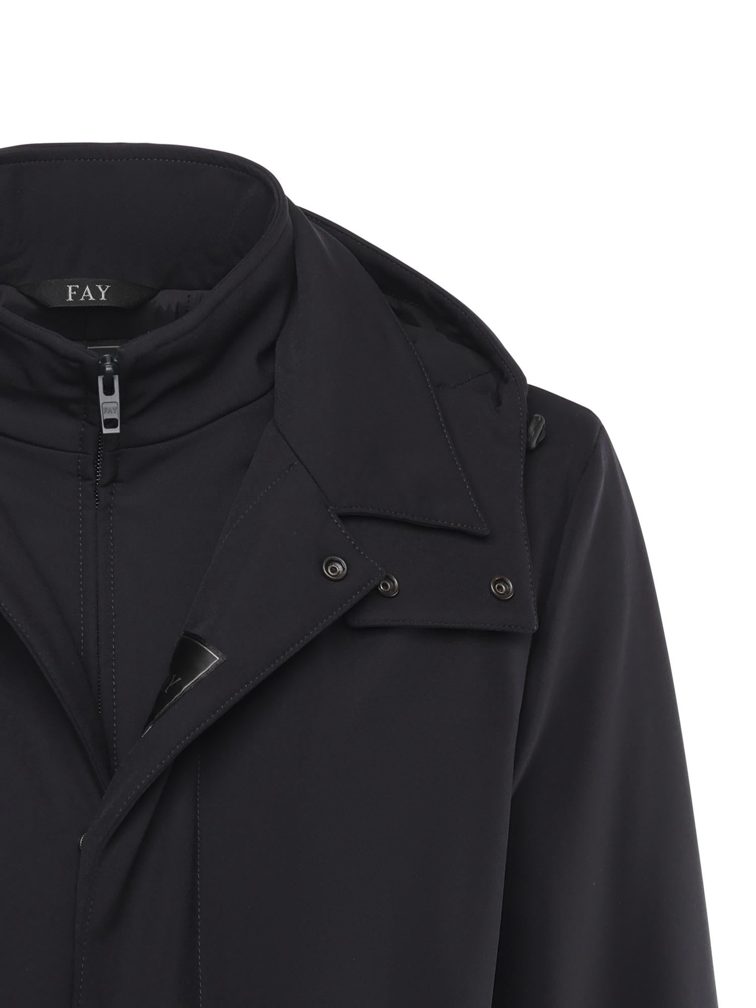 Morning coat travel in jersey stretch NAM6151037JXRF U807 FAY 