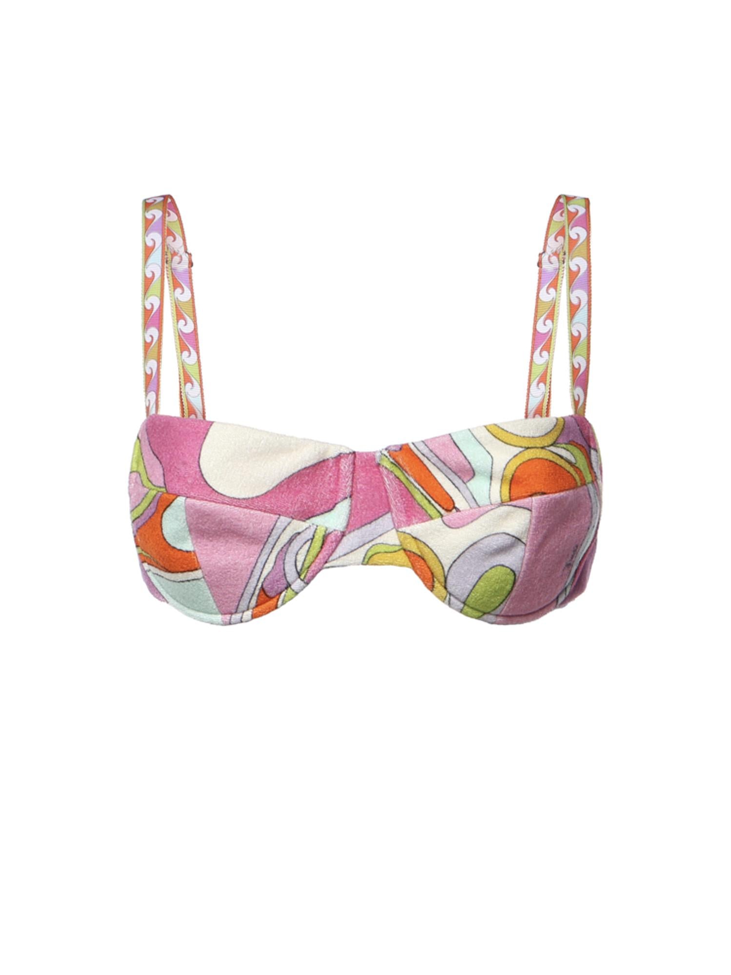 Top in spugna con stampa Orchidee 6HRM45 6H839027 PUCCI 