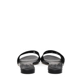 Slide in pelle di vitello e logo CQ0436 AY32980999 DOLCE & GABBANA 