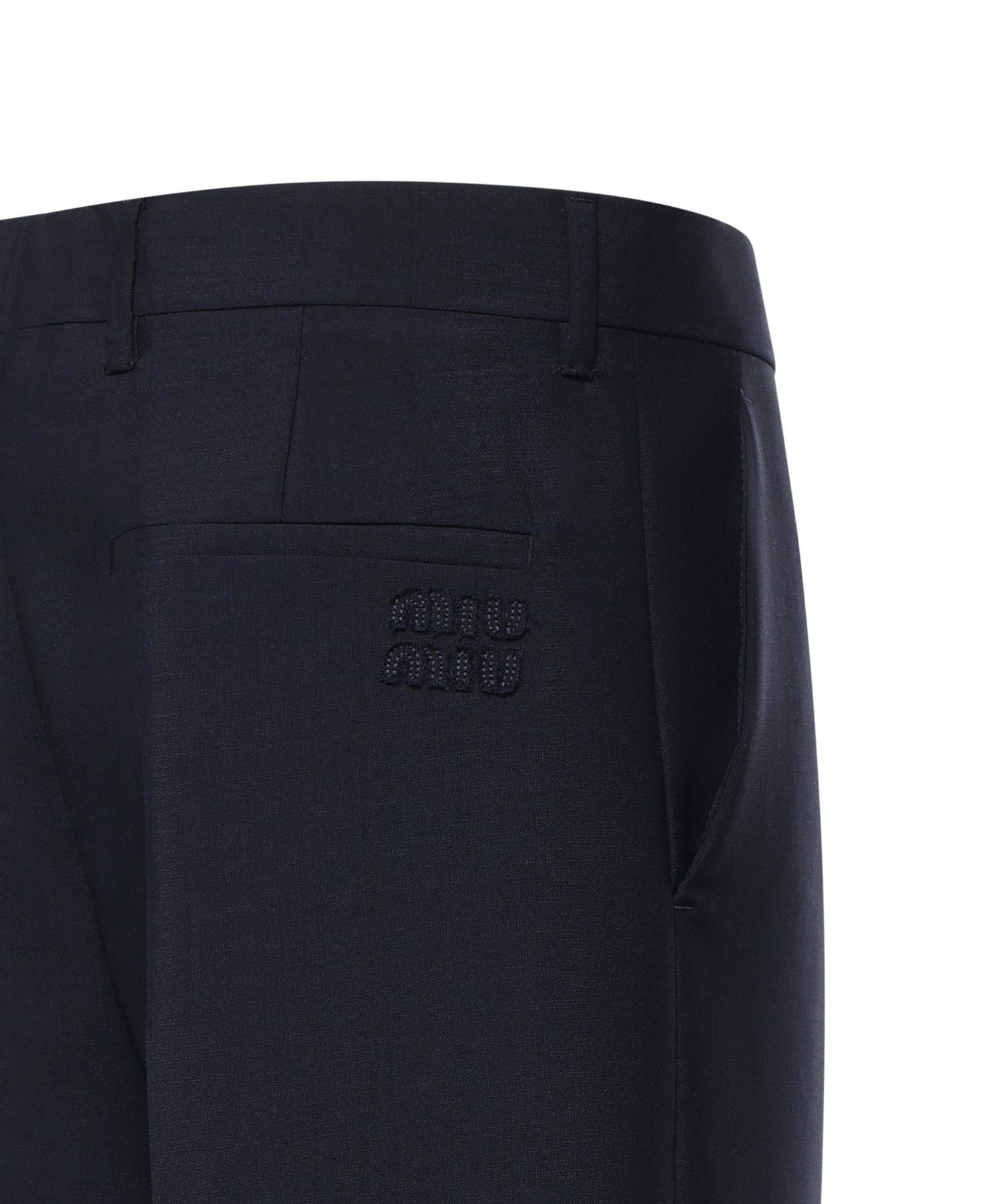 Pantaloni in kid mohair MP1990 12I1F0124 MIU MIU 