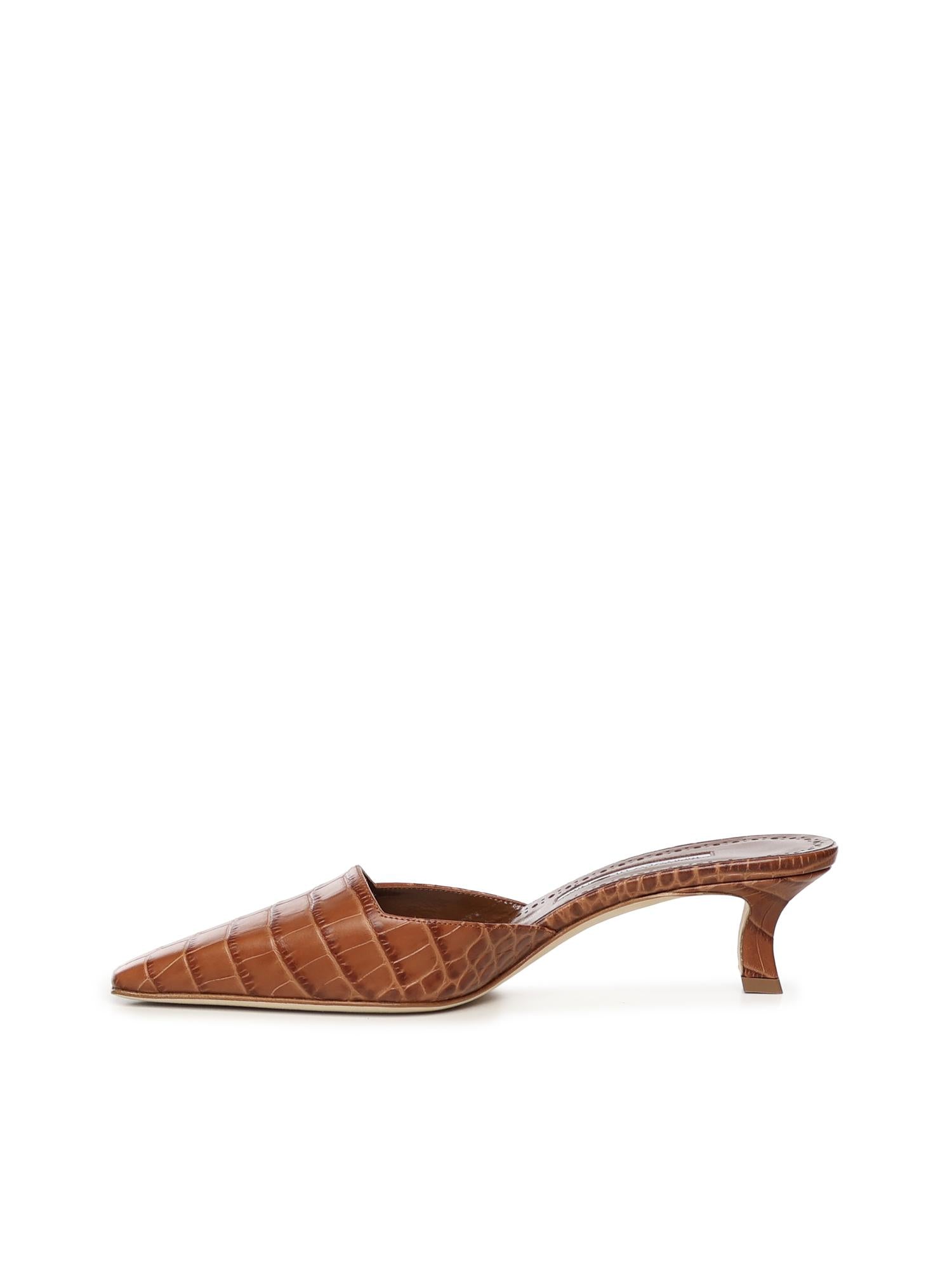 Mules Moiramu in pelle 3253060 2105 MANOLO BLAHNIK 