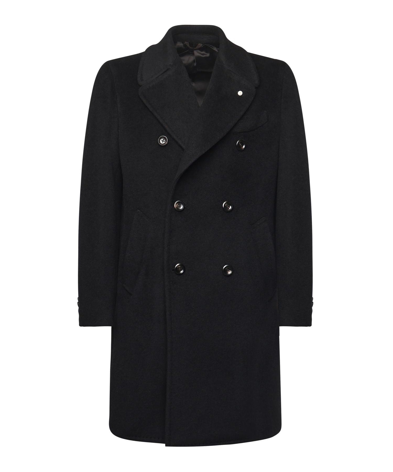 Cappotto doppiopetto in lana 7377 575103 LUIGI BIANCHI 