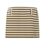 Minigonna a righe con logo<BR/> MG2520 1731F04DA MIU MIU 