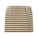 Minigonna a righe con logo<BR/> MG2520 1731F04DA MIU MIU 