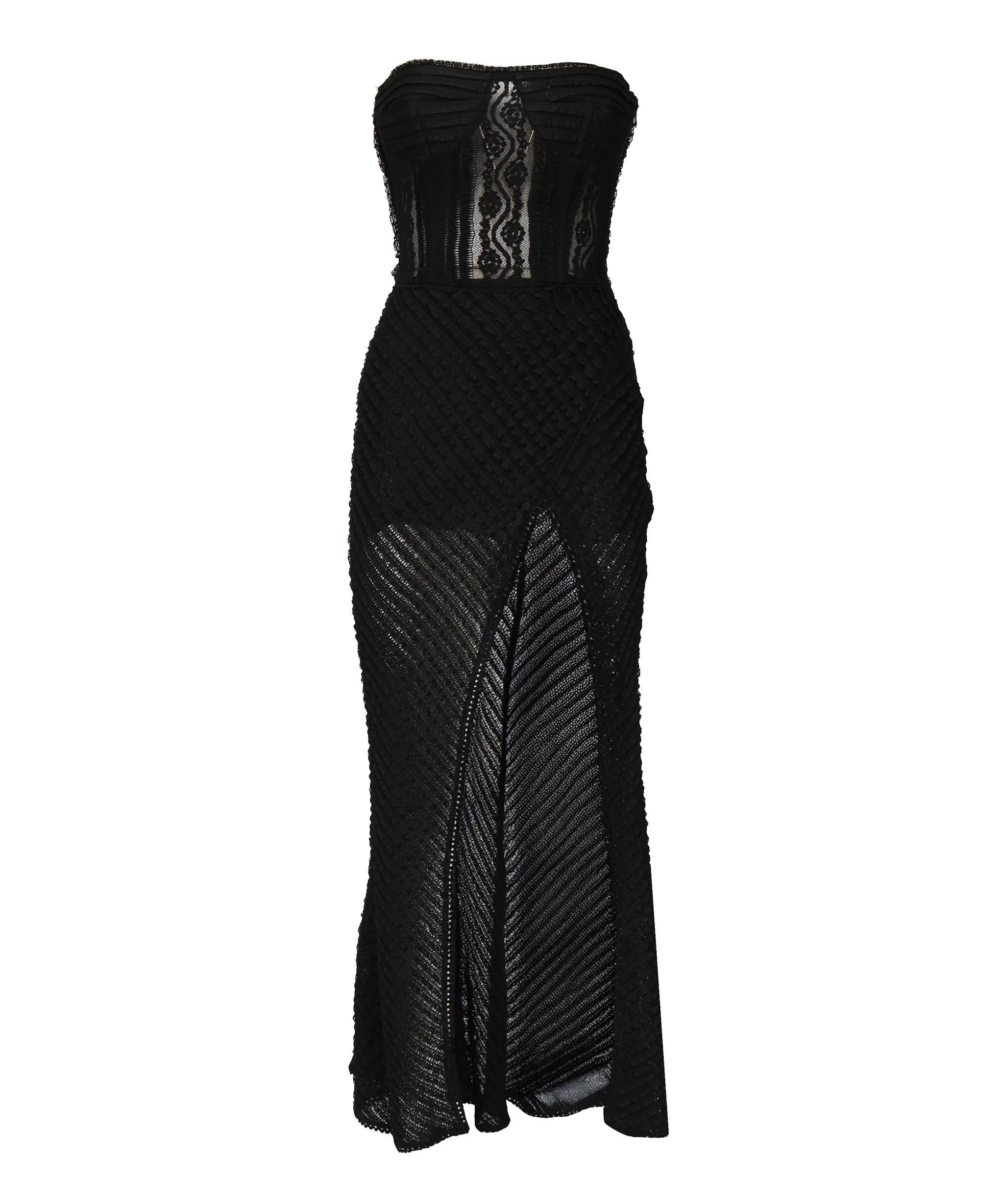 Vestito lungo Fae 255610 BLACK CHARO RUIZ 