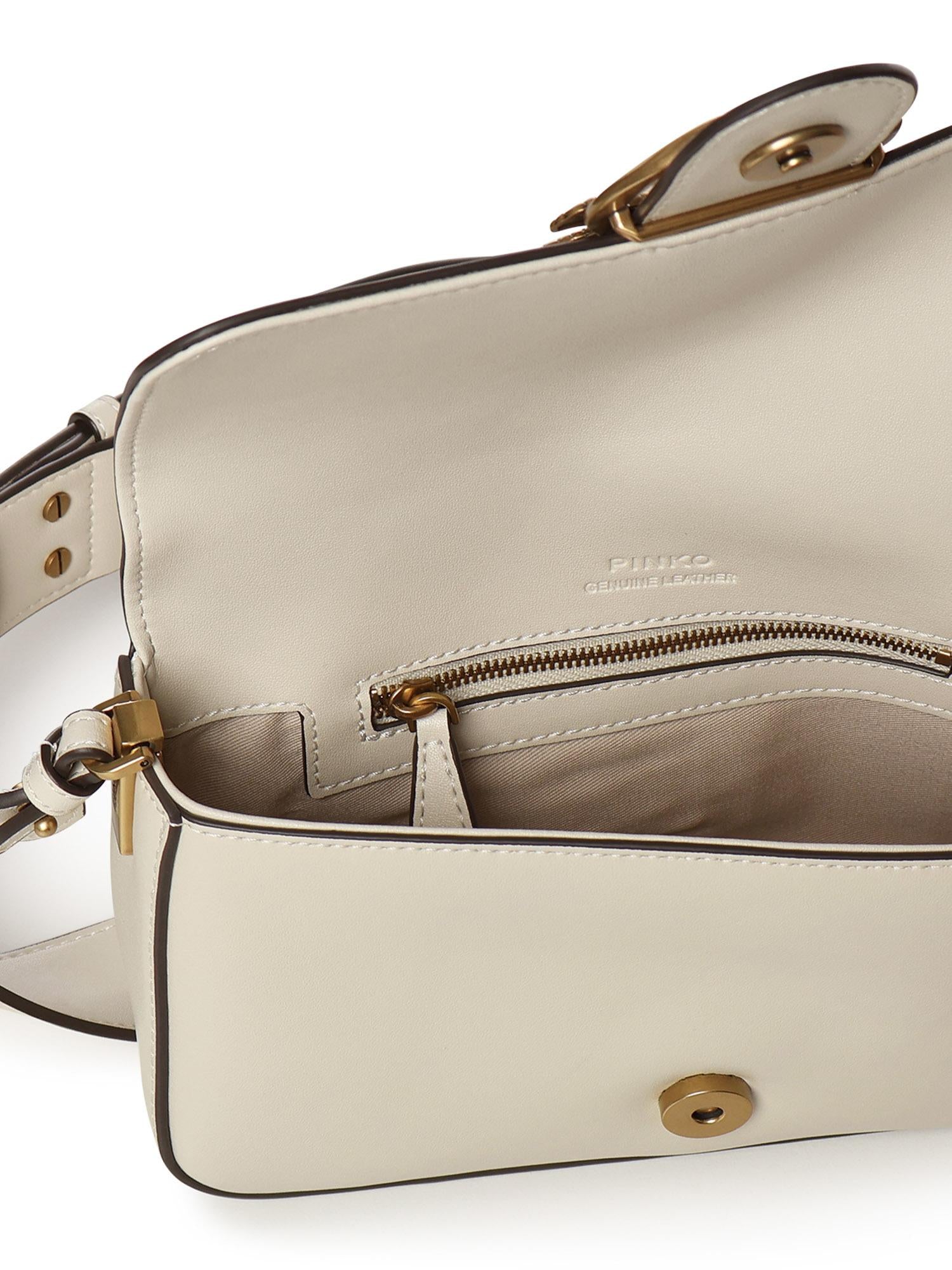 Borsa a spalla Mini Love Bag in pelle 104340 A0QOZ14Q PINKO 
