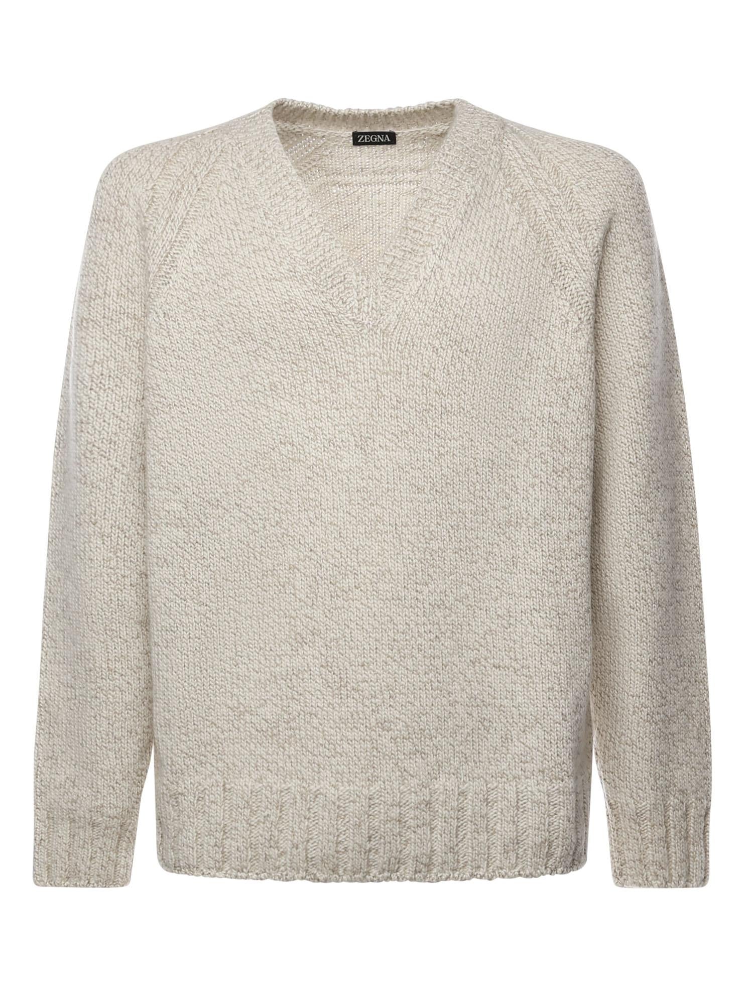 Maglia in cashmere e lana UGB30A2 300900 ZEGNA 