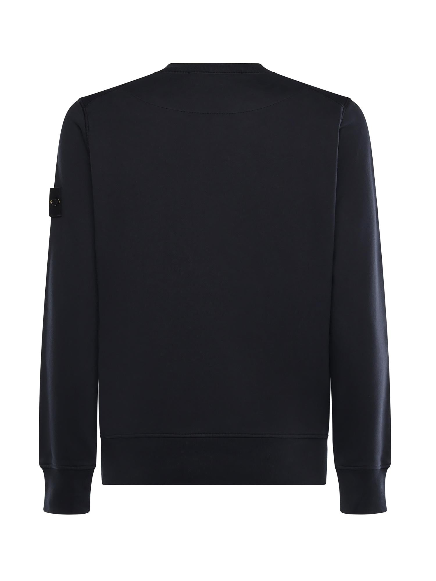 Felpa in cotone con logo<BR/> L1S156100060 S0051V0020 STONE ISLAND 