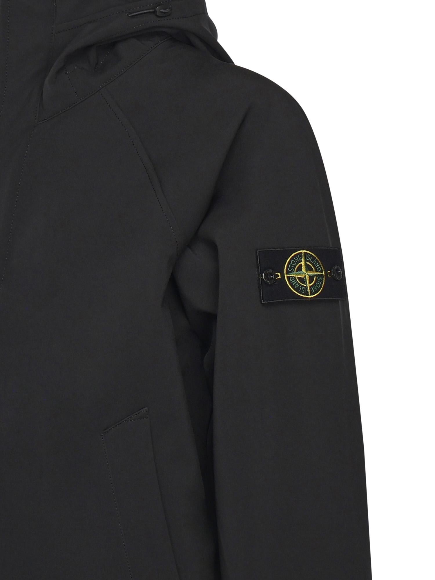 Parka con cappuccio e logo K2S15Q100010 S0B22V0029 STONE ISLAND 