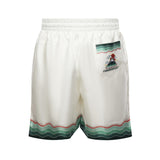 Pantaloncini in seta Montagne Ondulee<BR/> MPF25TR012 03 CASABLANCA 