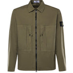 Overshirt in cotone con logo L1S151200005 S0298V005G STONE ISLAND 