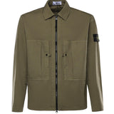 Overshirt in cotone con logo L1S151200005 S0298V005G STONE ISLAND 