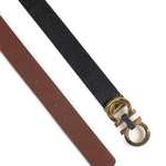 Cintura in pelle double face fibbia Gancio 678783 0756229025 FERRAGAMO 